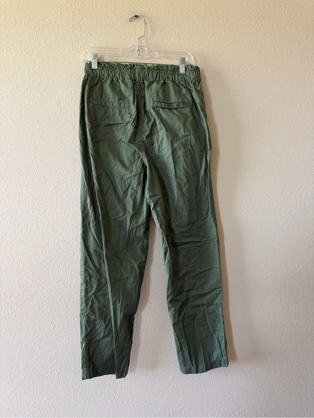 LOFT Olive Drawstring Pants - Picture 4 of 9